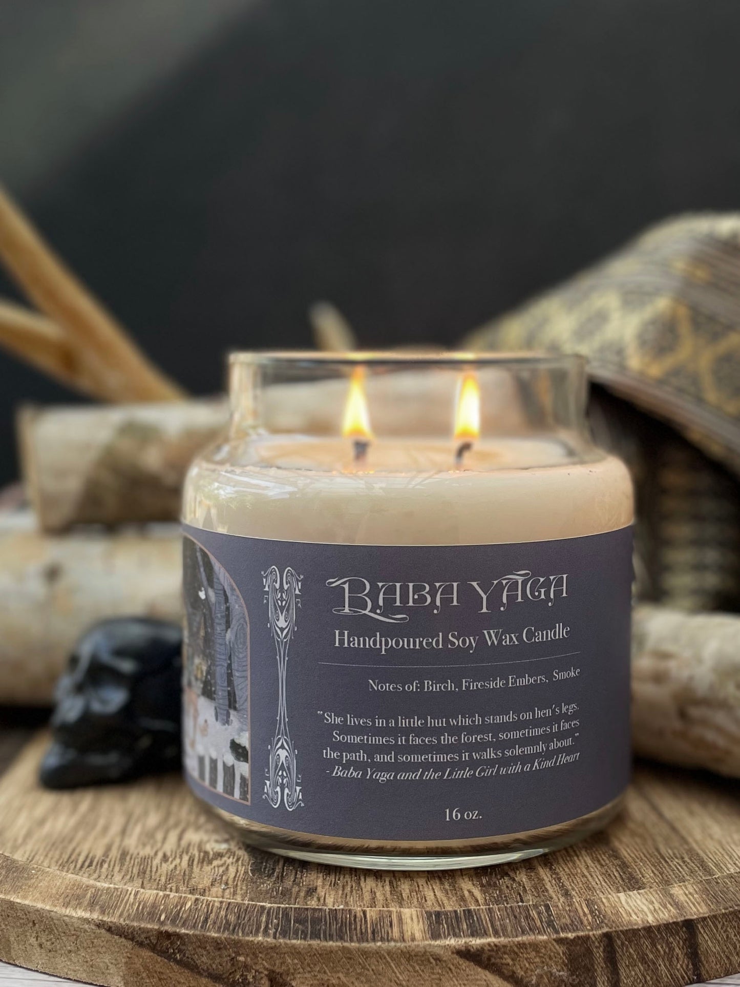 Baba Yaga || 16 oz. Double-Wick Candle