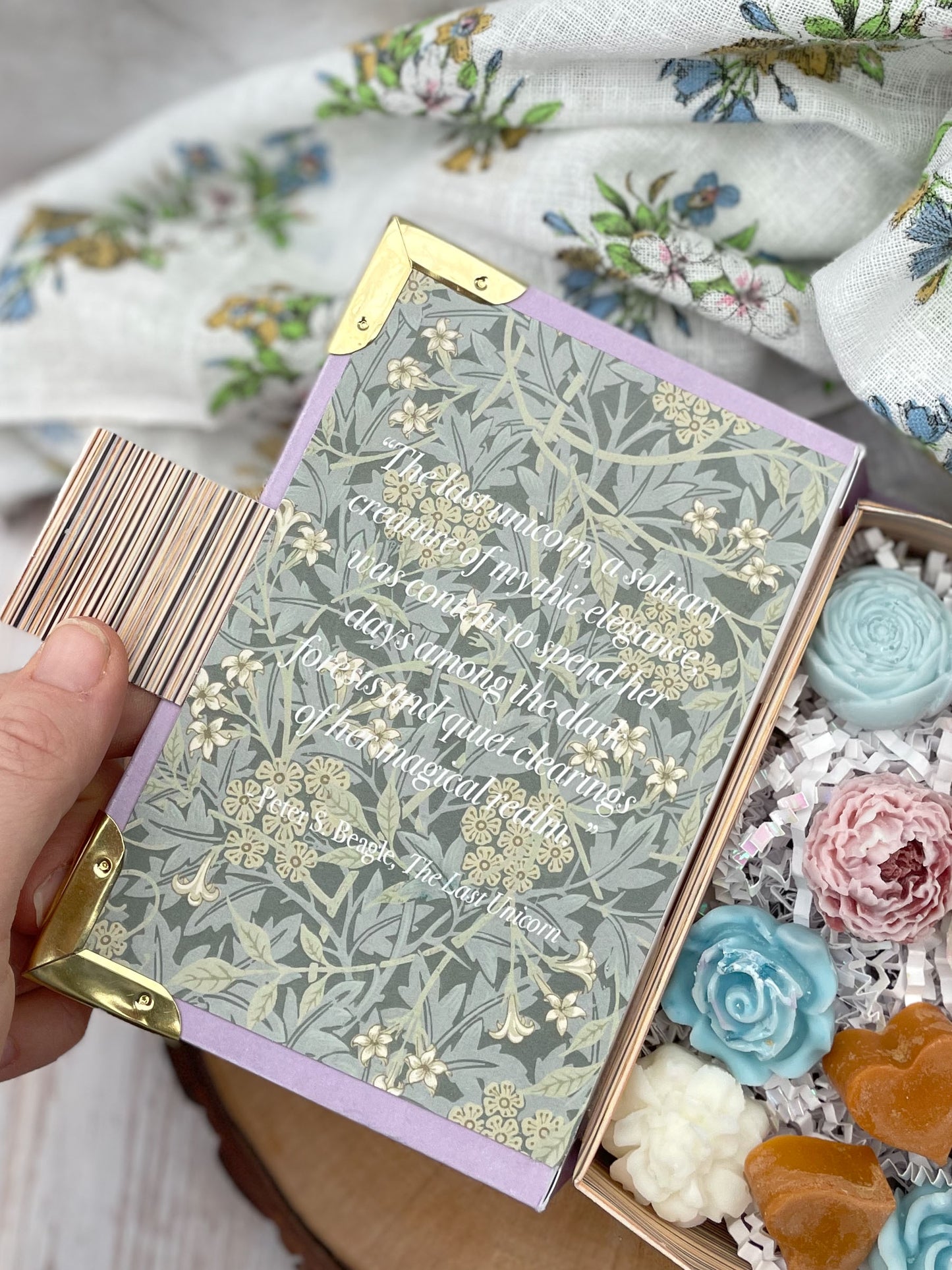 Unicorn's Glade | Soy Wax Melts with Magnetic Book Box