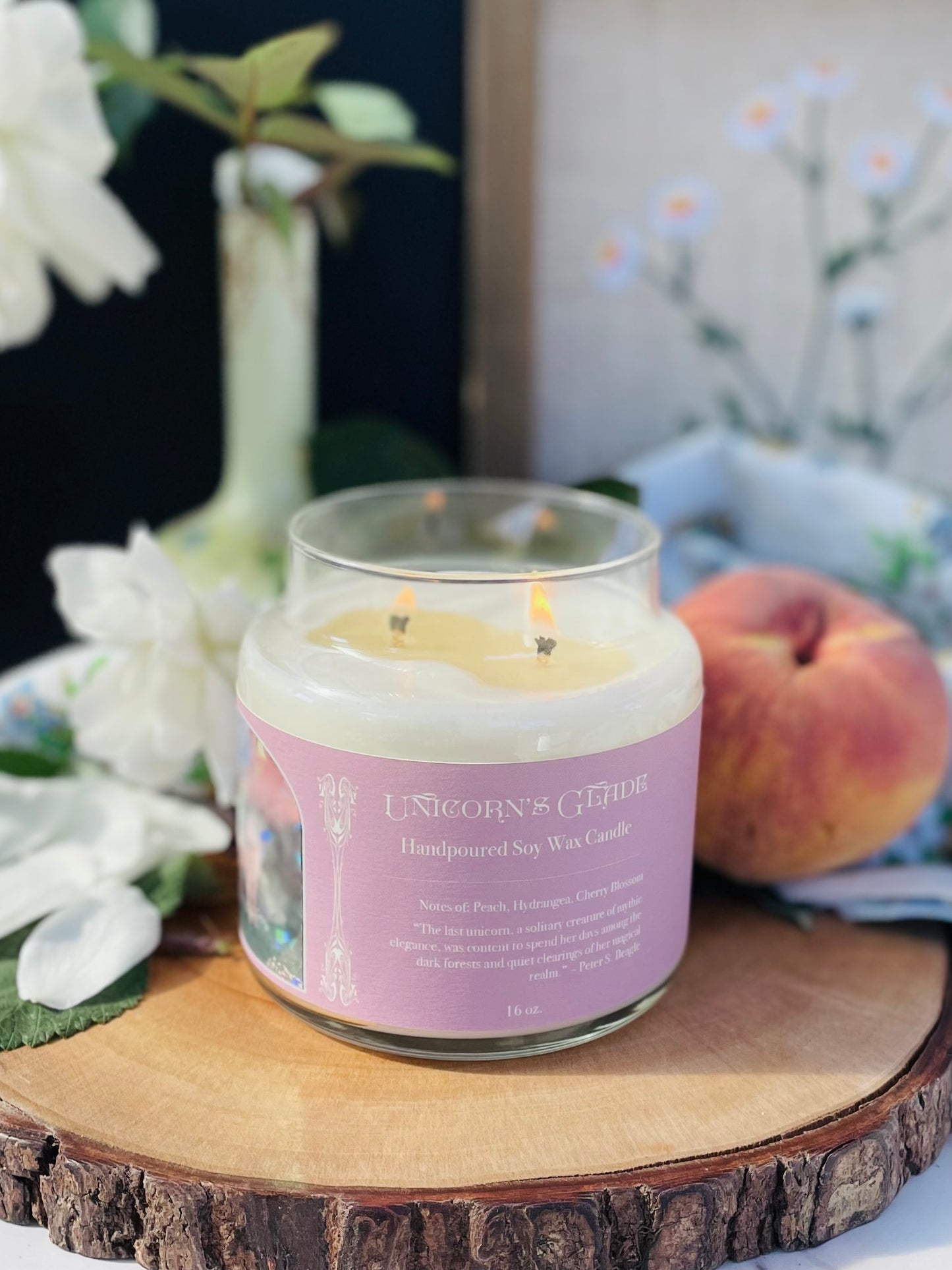 Unicorn's Glade || 16 oz. Double Wick Candle