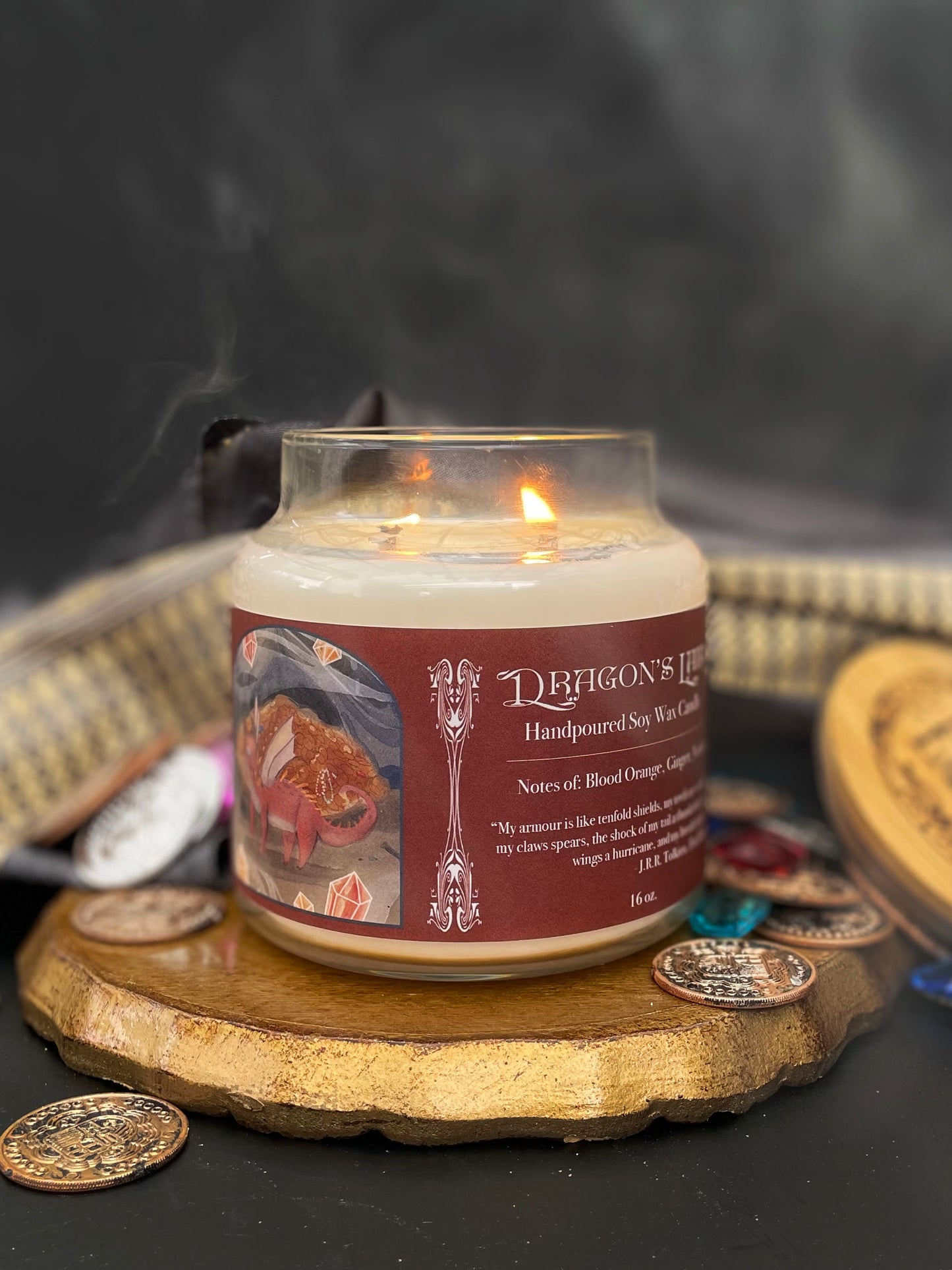 Dragon's Lair || 16 oz. Double-Wick Candle