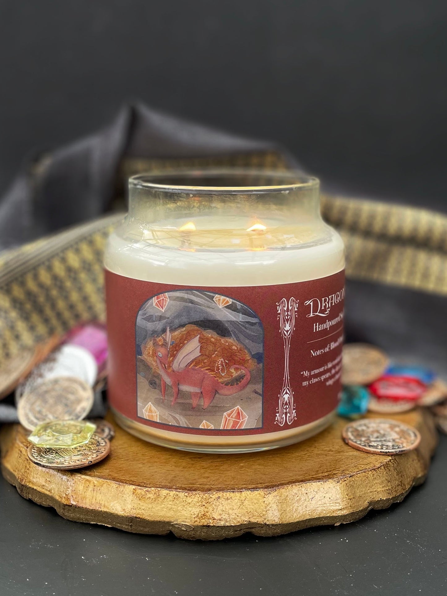 Dragon's Lair || 16 oz. Double-Wick Candle