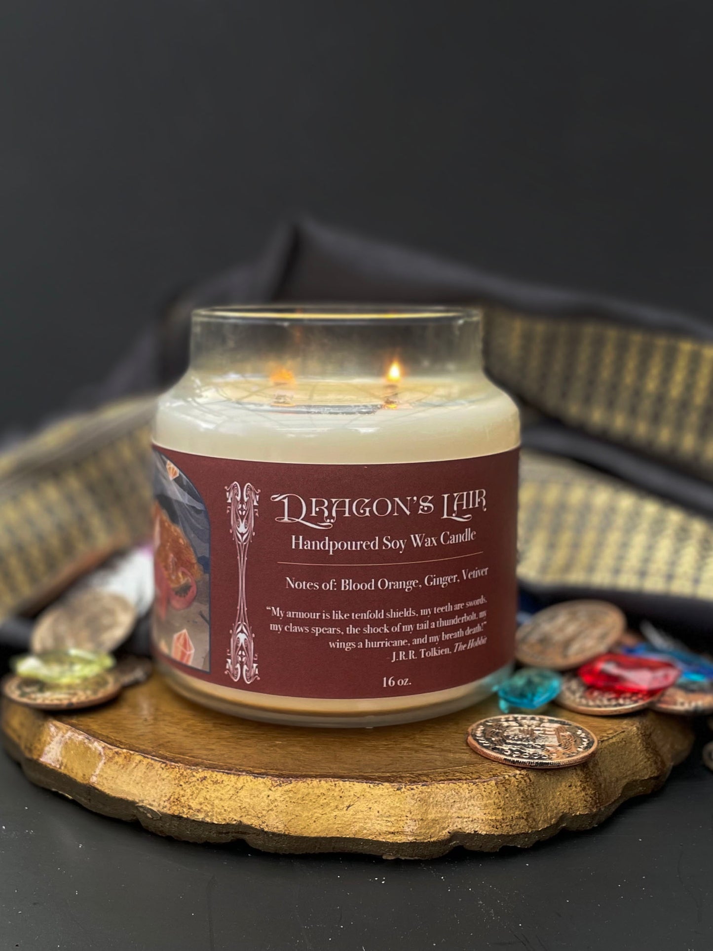 Dragon's Lair || 16 oz. Double-Wick Candle