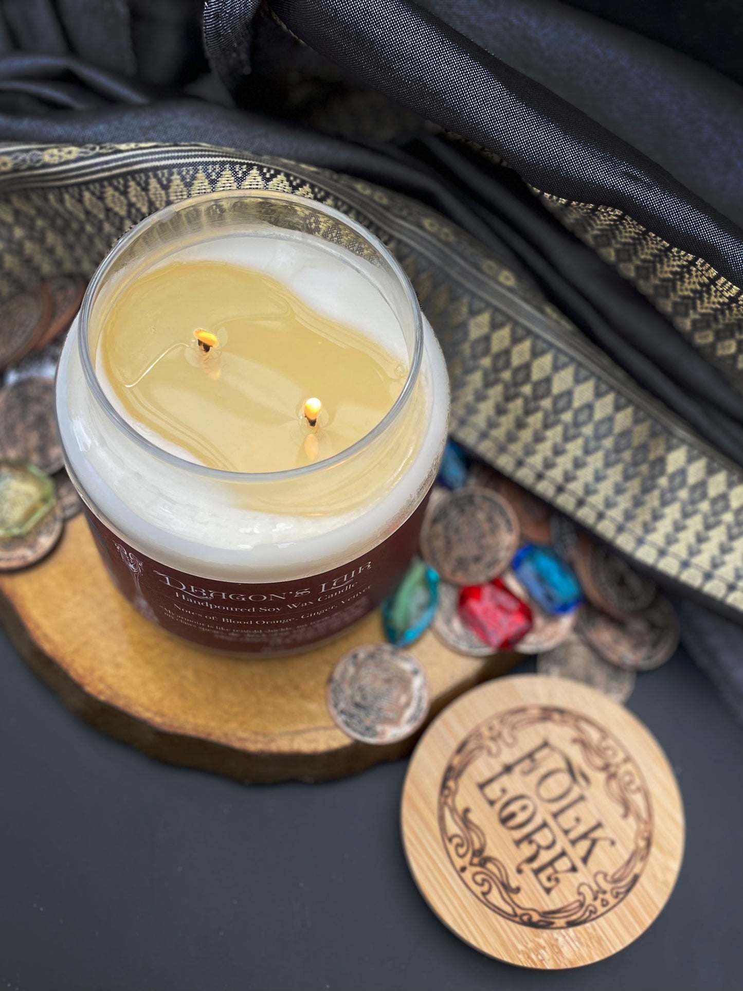 Dragon's Lair || 16 oz. Double-Wick Candle