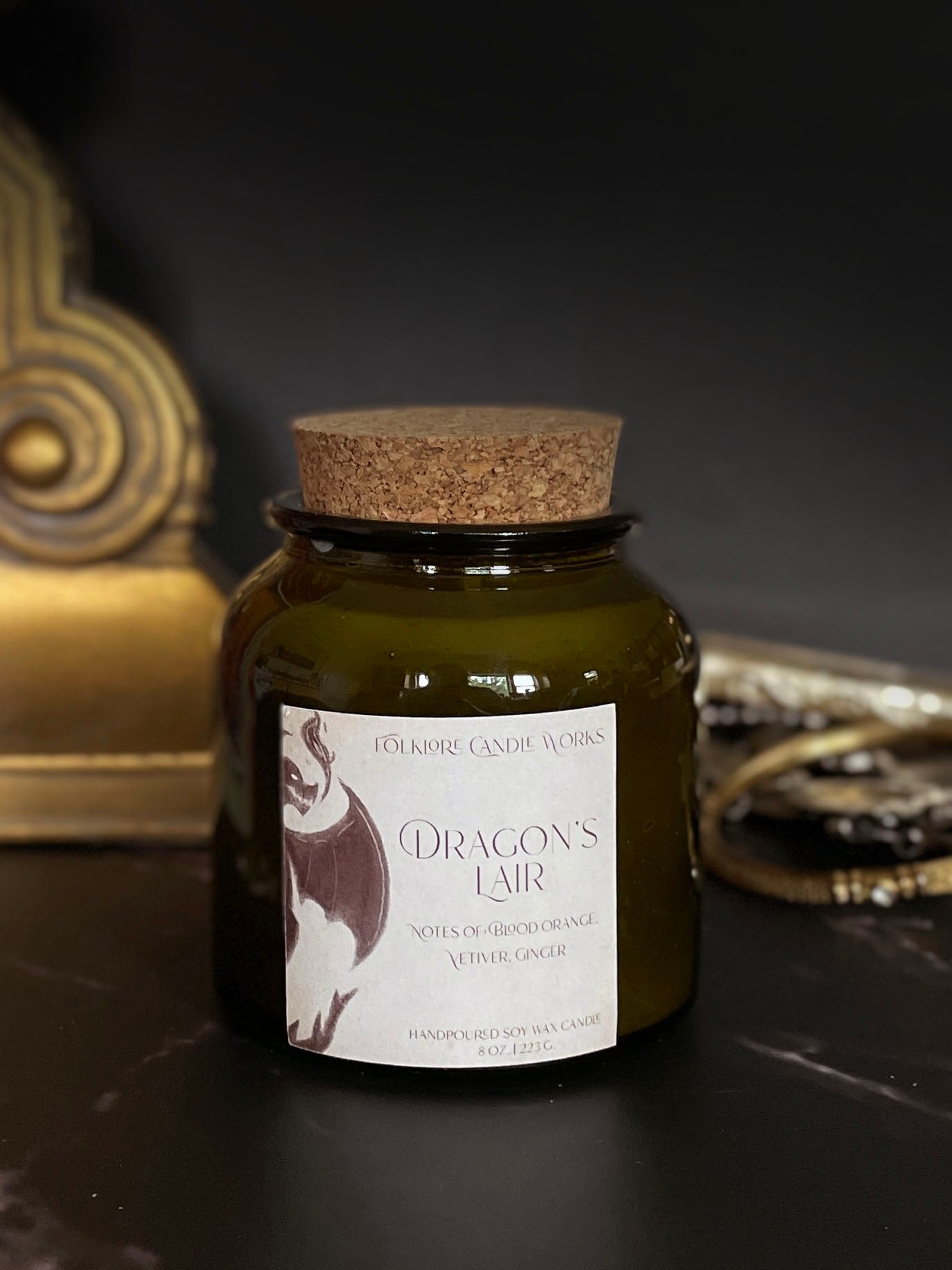 Dragon's Lair || 8 oz. Candle