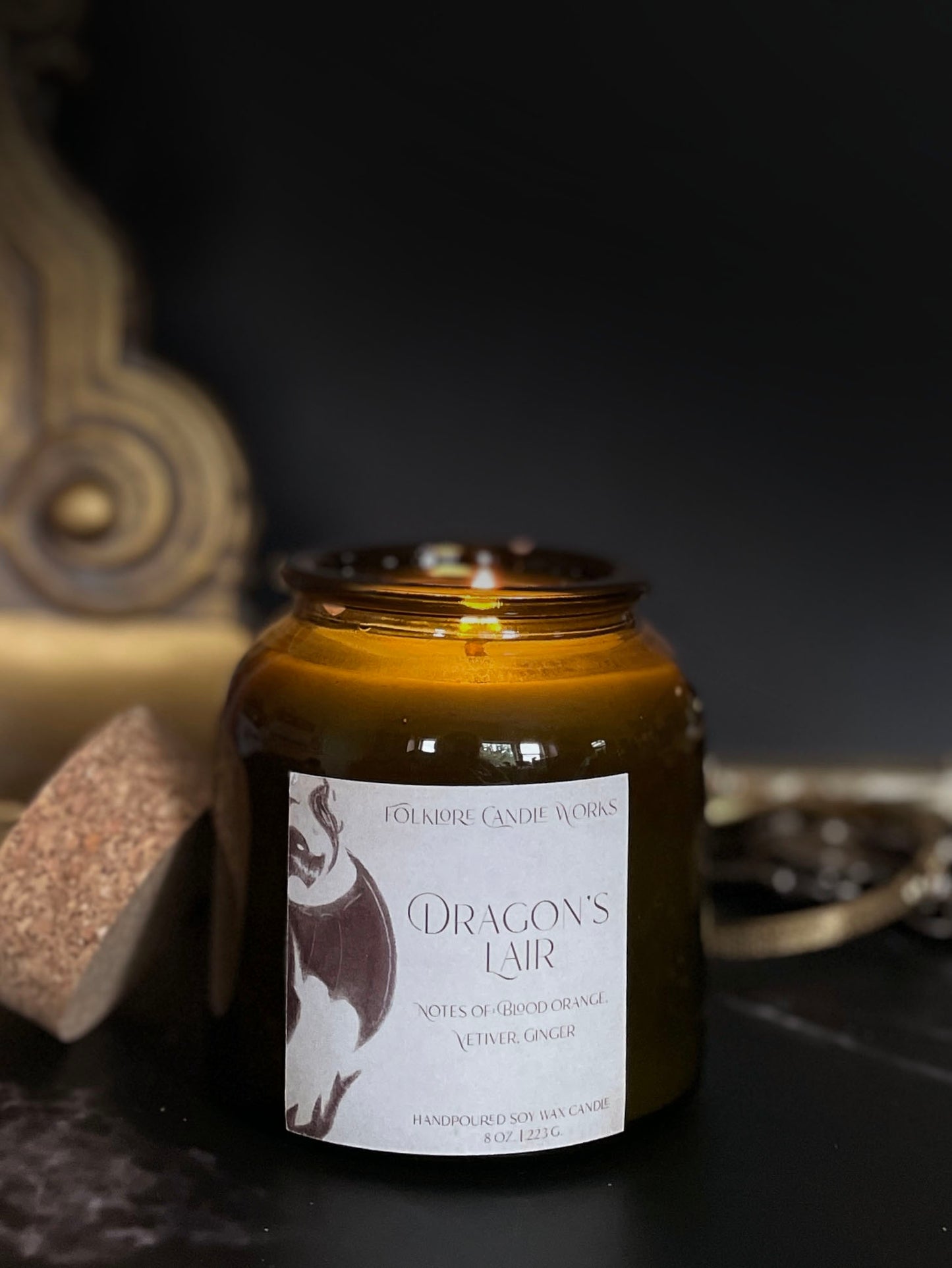 Dragon's Lair || 8 oz. Candle