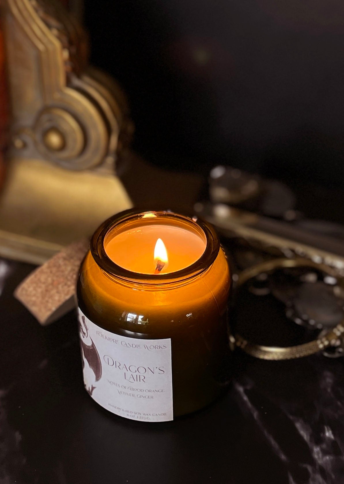 Dragon's Lair || 8 oz. Candle