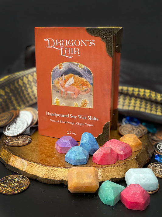 Dragon's Lair || Scented Wax Melts in Storybook Box