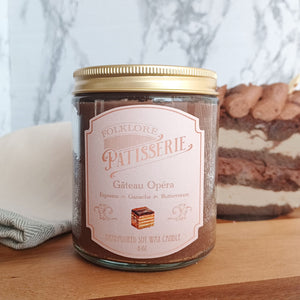 Gâteau Opéra || 8oz Scented Soy Candle