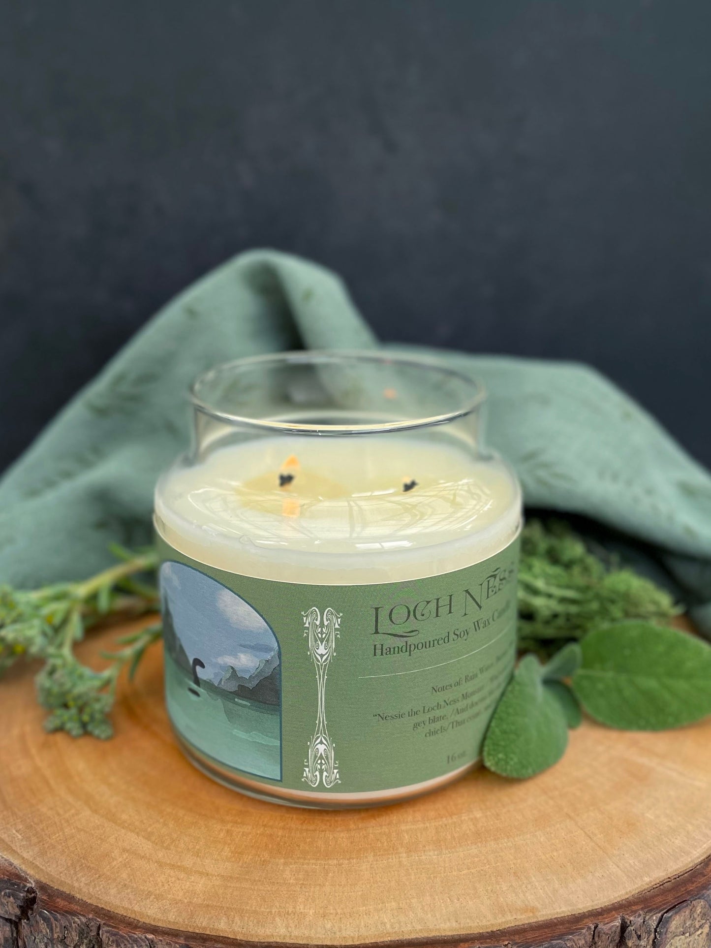 Loch Ness || 16 oz. Double Wick Candle